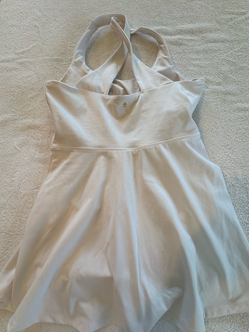 Spiritual Gangster Cream Scoop Neck Mini Dress - Picture 9 of 12
